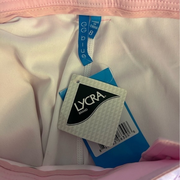 GG Blue Linx Skort pink lined Golf or Tennis skort w/white shorts NWT Sz-8. U9 - Picture 6 of 10